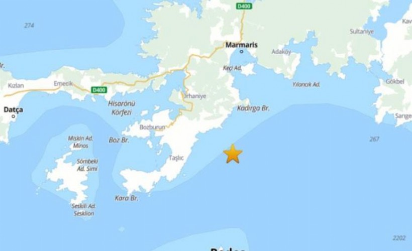 Muğla'da 5.8 büyüklüğünde deprem! Çok sayıda ilde hissedildi