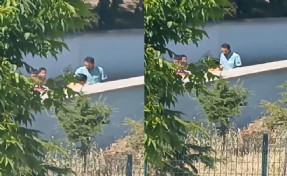 Okulun bahçesinde müdür yardımcısından öğrenciye tokat