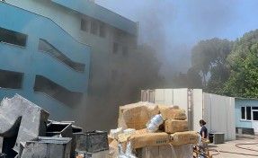 Tadilattaki Aydın Kültür Merkezi'nde yangın