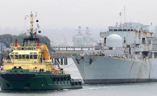 Tepkilere yol açan zehir gemisi HMS Bristol Aliağa’ya geliyor!