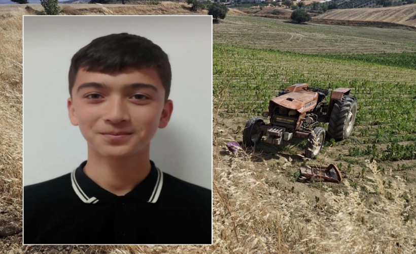 Traktör, tarlaya uçtu; 16 yaşındaki Yusuf yaşamını yitirdi