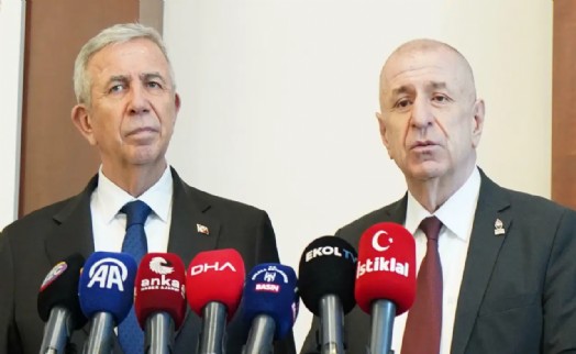 Ümit Özdağ, Mansur Yavaş'ı ziyaret etti.. Yavaş'tan İmamoğlu'nun avukatının tutuklanmasına tepki