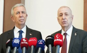 Ümit Özdağ, Mansur Yavaş'ı ziyaret etti.. Yavaş'tan İmamoğlu'nun avukatının tutuklanmasına tepki