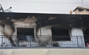 Yalnız yaşadığı evinde çıkan yangında hayatını kaybetti... Bornova'da acı son!
