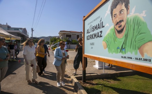 Ali İsmail Korkmaz’ın ölümünün 12. yılında Güzelbahçe’de anma düzenlendi