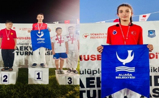 Aliağa’nın minik şampiyonları Manisa’dan zaferle döndü