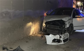 Alkollü şekilde direksiyon başına geçti, kazaya davetiye çıkardı