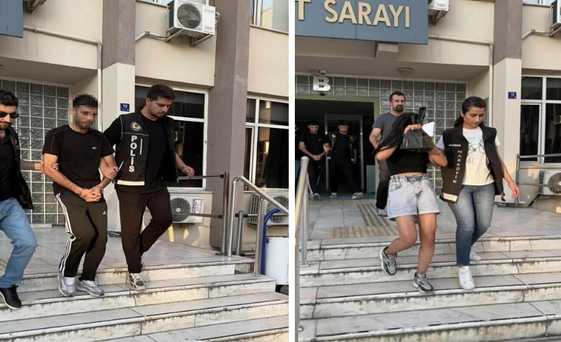 Aydın’da otomobilde uyuşturucu ile yakalanan 2 şüpheli tutuklandı