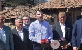 Bakan Kurum: Yangınlardan etkilenen 8 ilde toplamda 1168 bina zarar gördü
