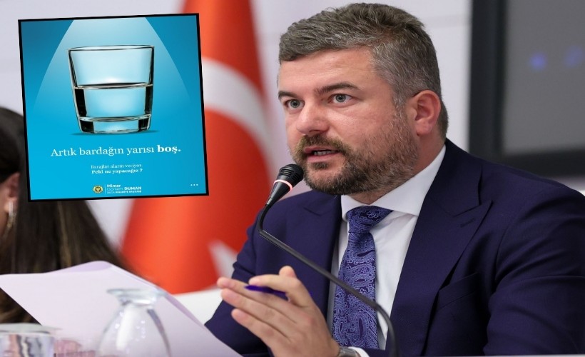 Başkan Duman'dan dikkat çeken tasarruf çağrısı: 'Artık bardağın yarısı boş'