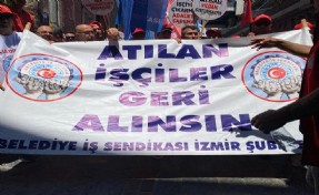 Belediye-İş 368 işçi için sokağa indi, Tugay'a seslendi: 'Artık bıçak kemiğe dayandı!'