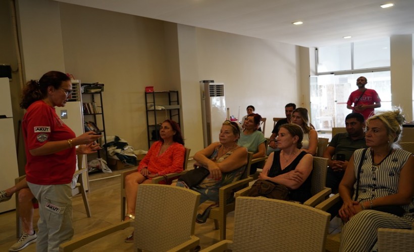 Çeşme Belediyesi ve AKUT’tan temel afet bilinci eğitimi