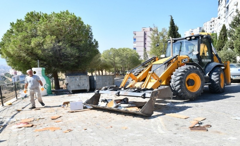 Çiğli'de moloz yığınlarına taviz yok: Yıldız'dan halka çağrı