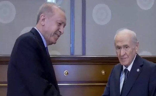 Erdoğan'la Bahçeli arasında sürpriz görüşme