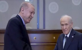 Erdoğan'la Bahçeli arasında sürpriz görüşme