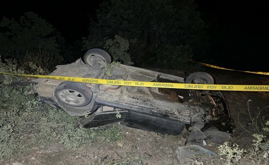 Gece yarısı kahreden kaza: 1 ölü, 2 yaralı