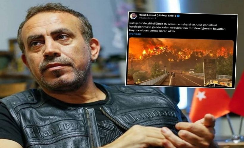 Haluk Levent orman yangını şehitlerinin çocuklarını unutmadı!