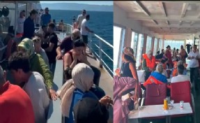 İçerisinde 200 yolcu ve 70 araç vardı! Feribotta yangın sonrası can pazarı
