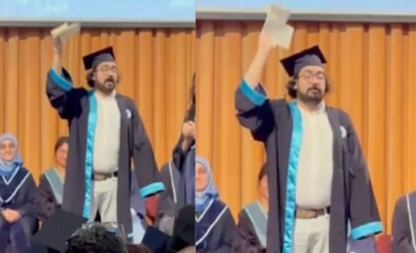 İmamoğlu'na destek için diplomasını yırtmıştı... Şafak operasyonuyla gözaltına alındı!