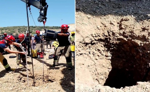 İzmir İtfaiyesi'nden zorlu kurtarma operasyonu: 15 metrelik kuyuya düştü!