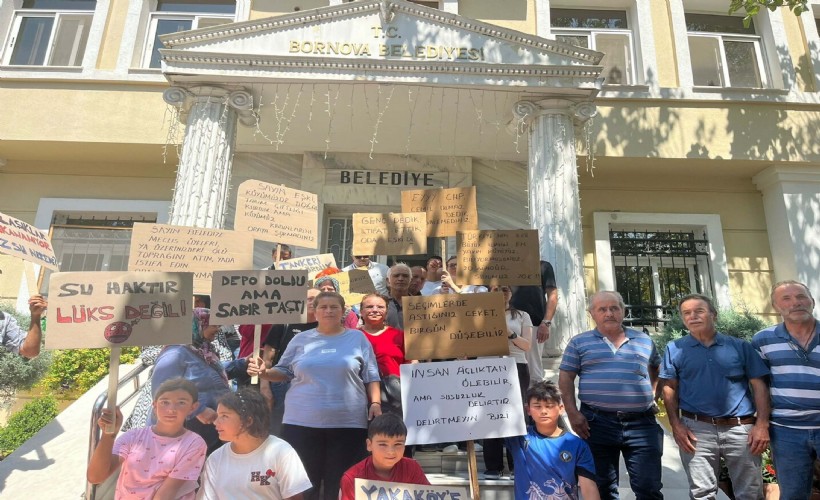 İzmir'de Yakaköy Mahallesi sakinlerinden 'su' eylemi: ! İZSU' nerede