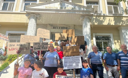 İzmir'de Yakaköy Mahallesi sakinlerinden 'su' eylemi: ! İZSU' nerede