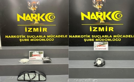 İzmir'de iki ayrı otomobilde uyuşturucu ele geçirildi; 2 tutuklama