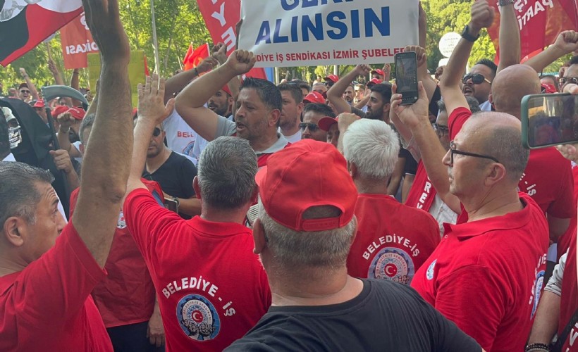 İzmir'de işten çıkarılanların eylemi 6'ncı gününde; Sonuna kadar mücadele!