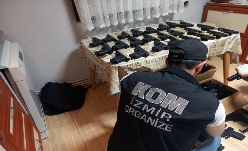 İzmir'de silah ticareti operasyonu: 9 tutuklama