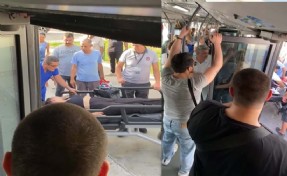 İzmir'deki otobüste sıcaktan nefes alamadı, şoför hastaneye zor yetiştirdi