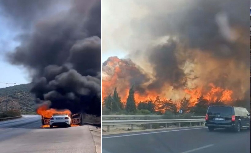 Kabus geri döndü! İzmir'de iki ilçede birden orman yangını!