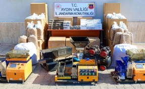 Kaçak sigara operasyonunda yakayı ele verdi!
