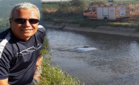 Kamyonetle sulama kanalına düşen ziraat mühendisi öldü