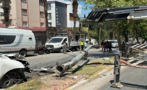 Karşı yöne geçen araç dehşet saçtı!