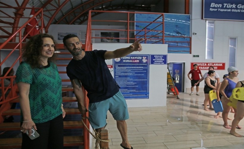 Karşıyaka Yüzme Havuzu baştan sona yenilendi