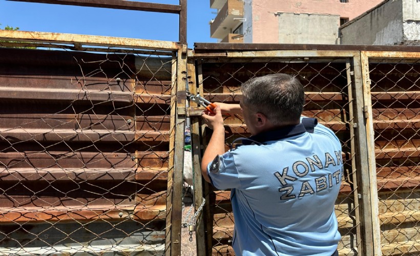 Konak’ta kaçak hurdacılara geçit yok