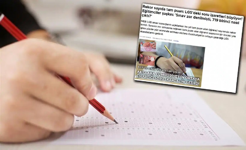 MEB'den 'LGS'de şaibe' iddialarına 'siyaset yapmayın' yanıtı!
