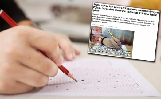 MEB'den 'LGS'de şaibe' iddialarına 'siyaset yapmayın' yanıtı!