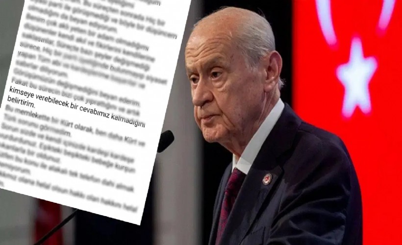 MHP'de 'Terörsüz Türkiye' krizi: O isim partiden istifa etti!