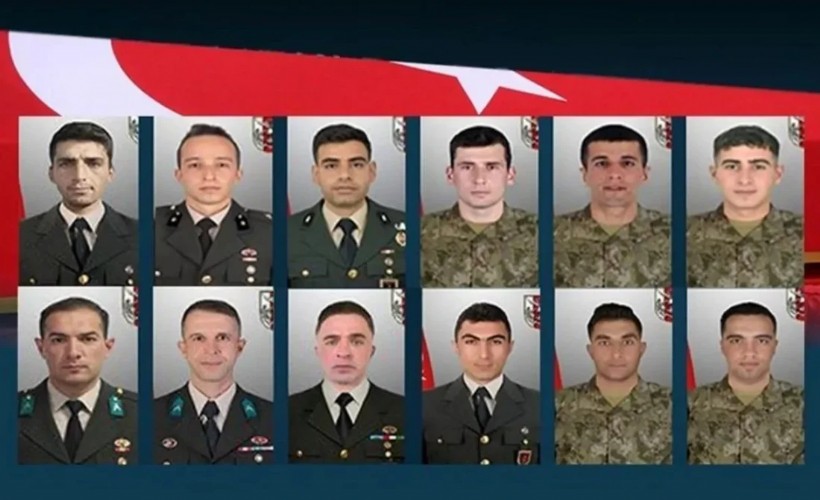 MSB'den 14 askerin şehit olmasına ilişkin açıklama!