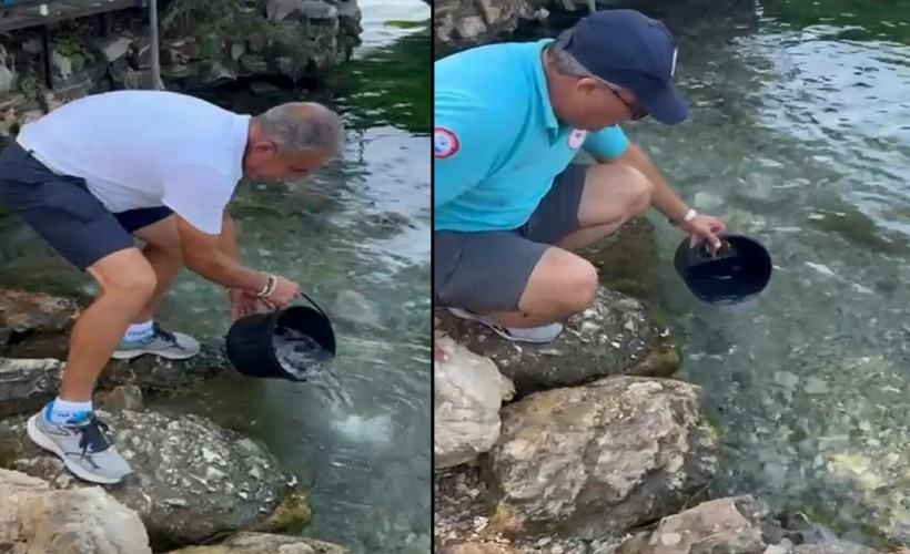 Muğla'da Kadın Azmağı'na 35 bin levrek bırakıldı