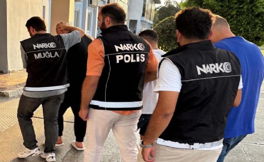 Muğla'nın iki ilçesinde uyuşturucu operasyonu: 5 tutuklama