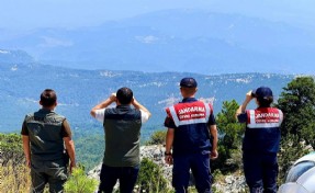 Muğla’da jandarma ve orman ekipleri yangınlara karşı nöbette