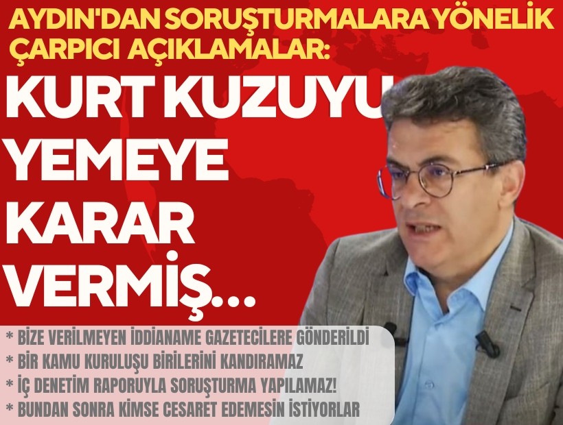 Murat Aydın'dan İzmir soruşturmasına yönelik çarpıcı açıklamalar: ‘Kurt kuzuyu yemeye karar vermiş…’