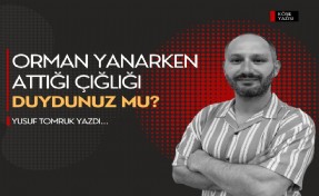 Ormanın yanarken attığı çığlığı duydunuz mu?