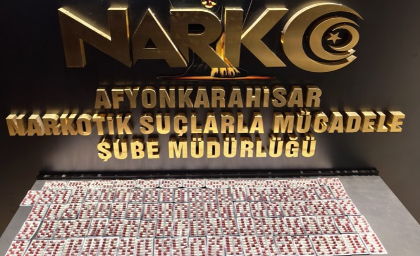 Otobüste 1368 sentetik uyuşturucu ele geçirildi