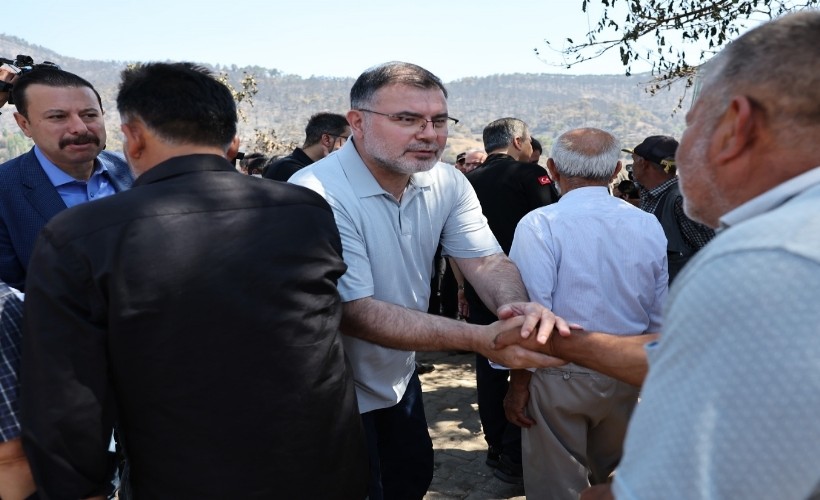 Saygılı'dan yangından etkilenen vatandaşlara ziyaret: İzmir'e 30 milyon TL acil ödenek!