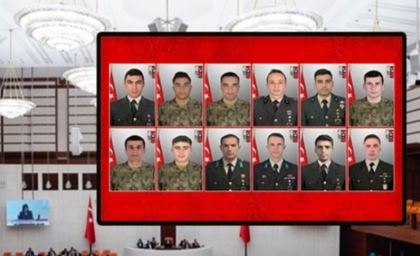 Şehit olan 12 askerimizle ilgili önerge Meclis'e geldi! AK Parti ve MHP reddetti