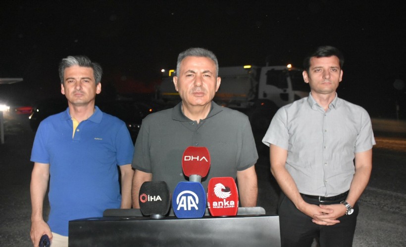 Vali Elban'dan Çeşme yangını açıklaması: Yangının elektrik hattından çıktığını değerlendiriyoruz