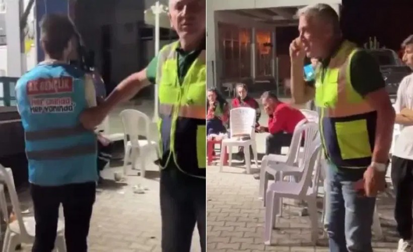 Yangın bölgesinde siyasete kalkışan AK Gençlik'e başkandan azar!